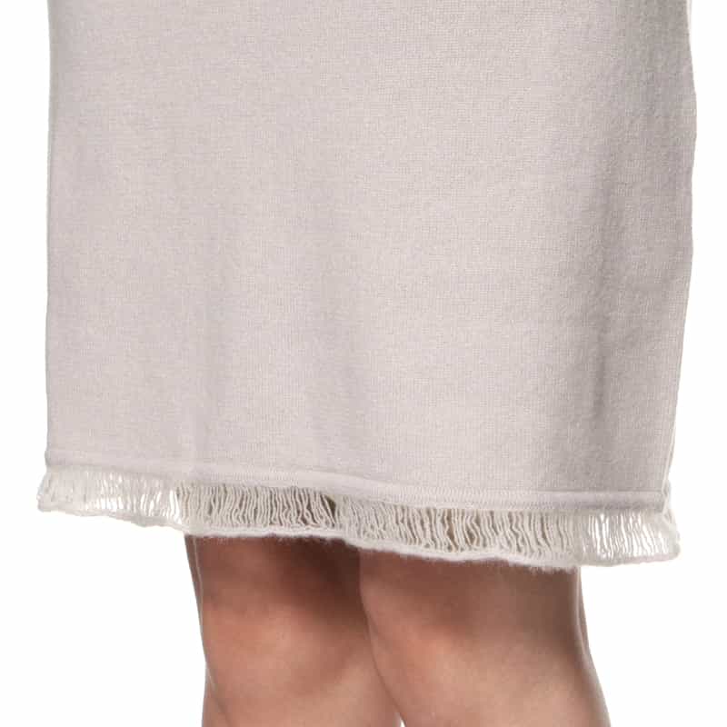 ATELIER EDITION ATELIER EDITION ＜アトリエ エディション＞カシミヤ フリルニットスカート PINK