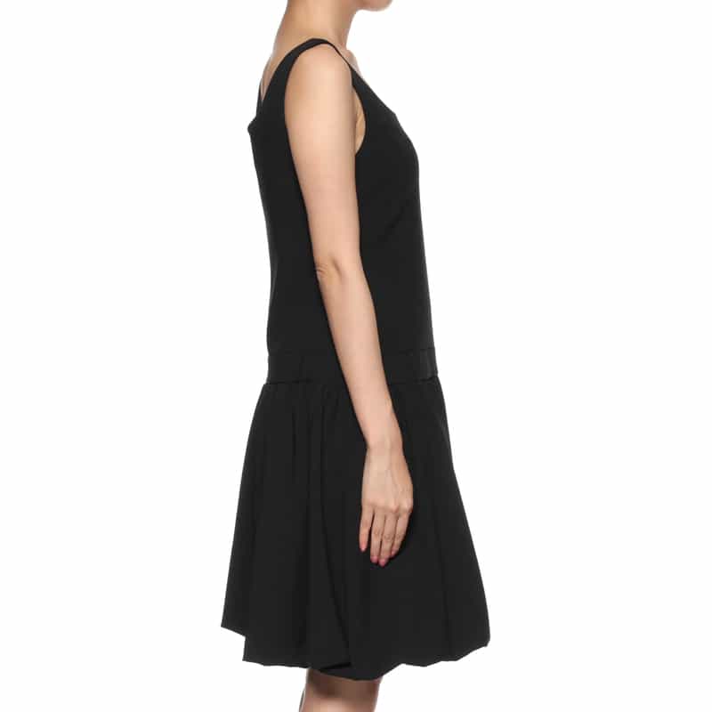 ATELIER EDITION ATELIER EDITION ＜アトリエ エディション＞スクエアネックバルーンドレス BLACK