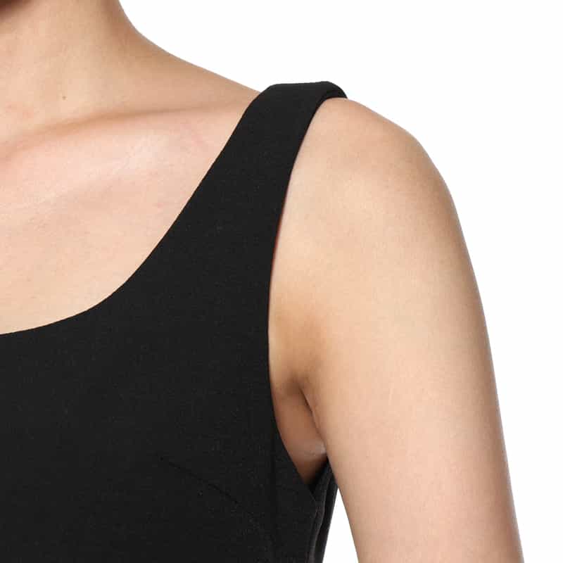 ATELIER EDITION ATELIER EDITION ＜アトリエ エディション＞スクエアネックバルーンドレス BLACK