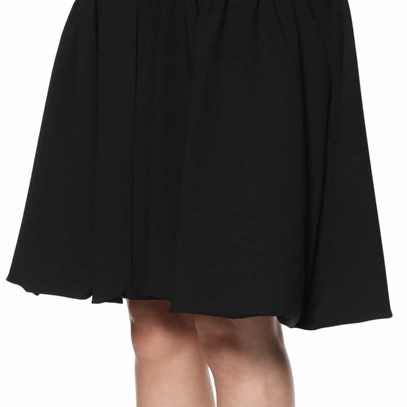 ATELIER EDITION ATELIER EDITION ＜アトリエ エディション＞スクエアネックバルーンドレス BLACK