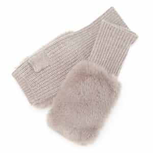 カシミヤフィンガーレスグローブ