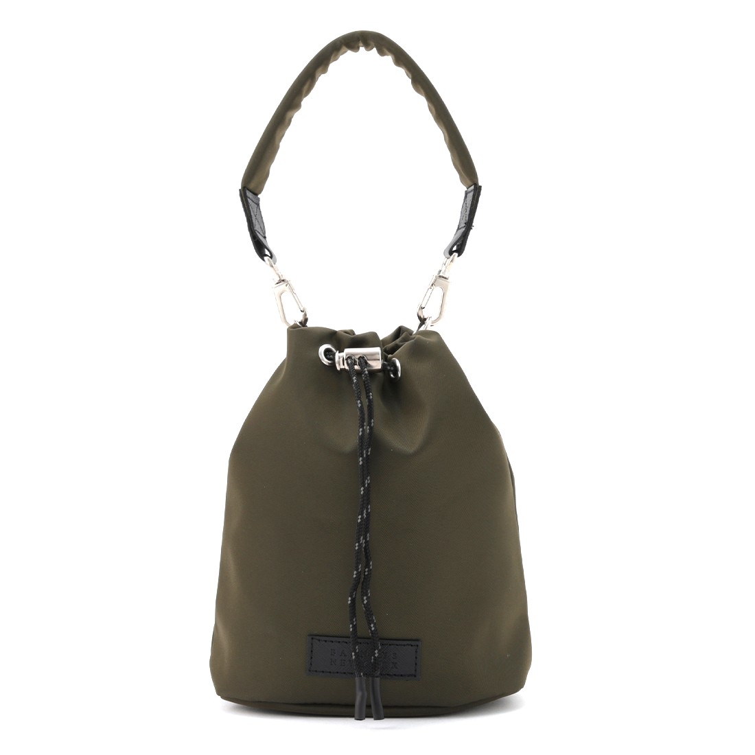 ナイロン巾着型ショルダーバッグ