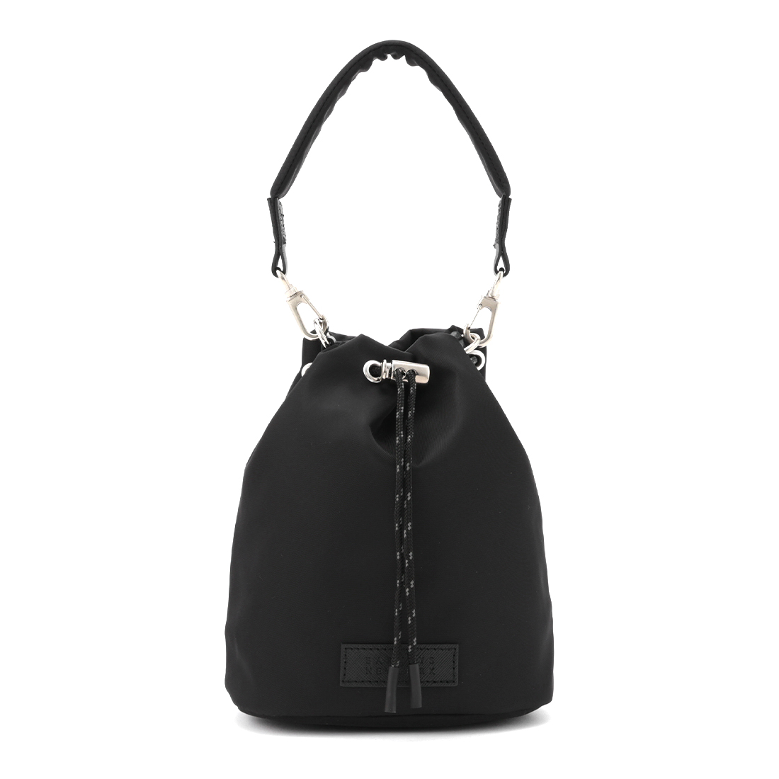 ナイロン巾着型ショルダーバッグ