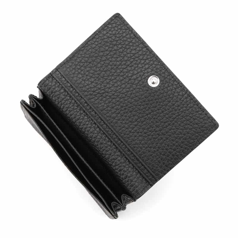 BARNEYS NEW YORK シュリンクレザー カードケース BLACK