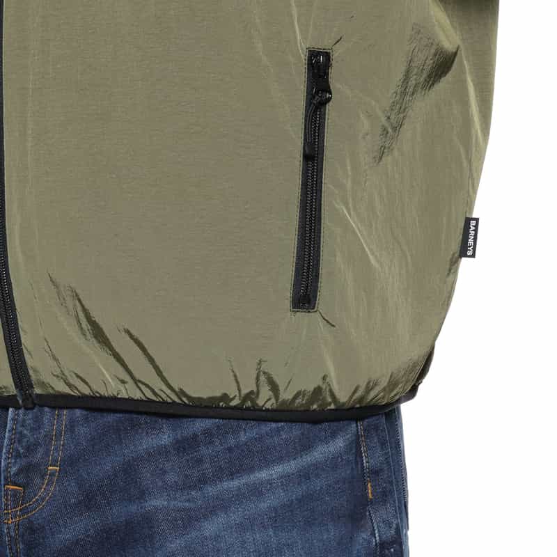 BARNEYS NEW YORK リバーシブルボアブルゾン KHAKI