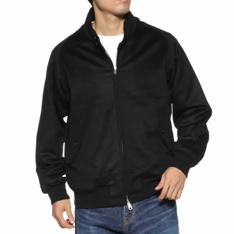 BARNEYS NEW YORK フランネル素材 G9型ブルゾン BLACK