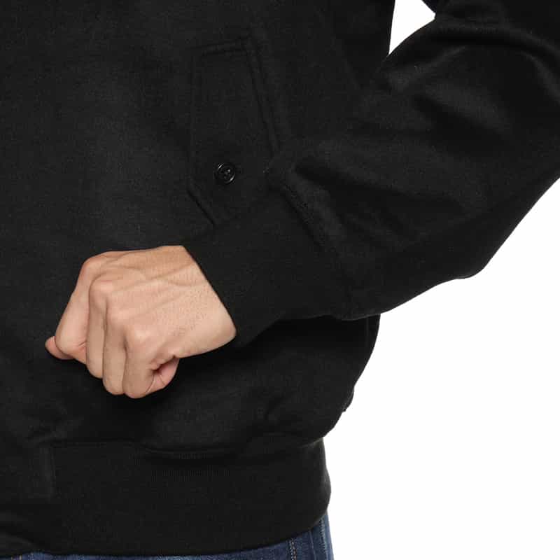 BARNEYS NEW YORK フランネル素材 G9型ブルゾン BLACK