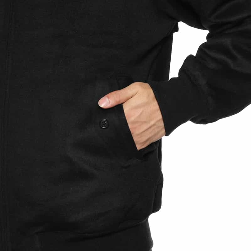 BARNEYS NEW YORK フランネル素材 G9型ブルゾン BLACK