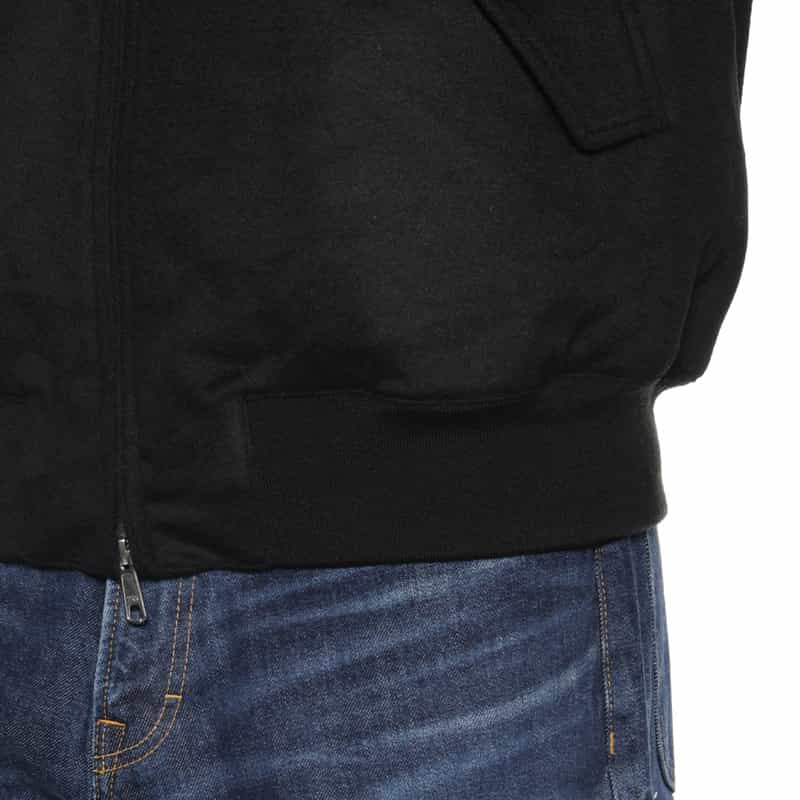 BARNEYS NEW YORK フランネル素材 G9型ブルゾン BLACK