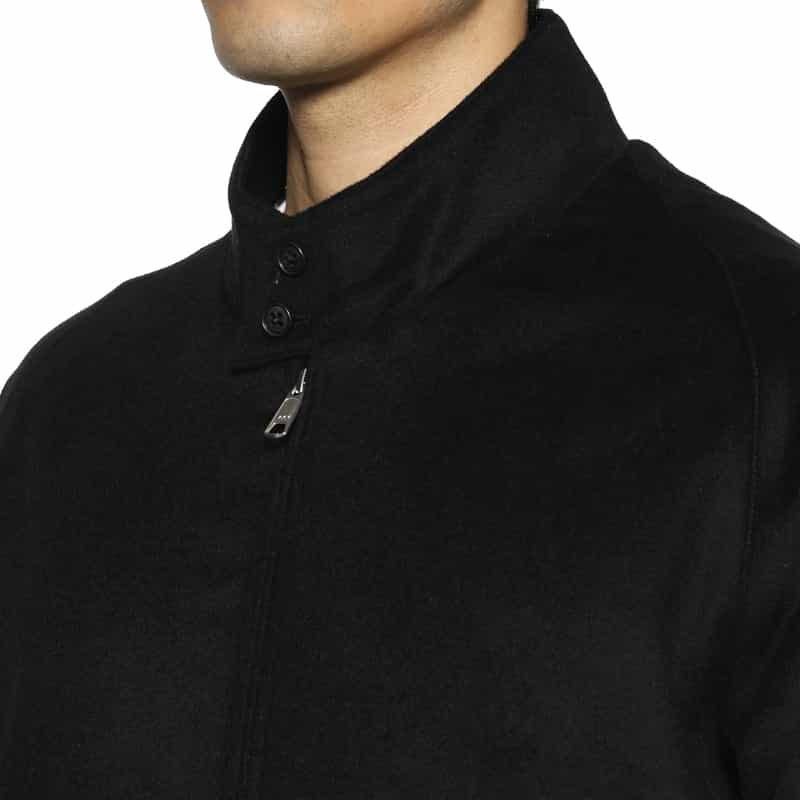 BARNEYS NEW YORK フランネル素材 G9型ブルゾン BLACK