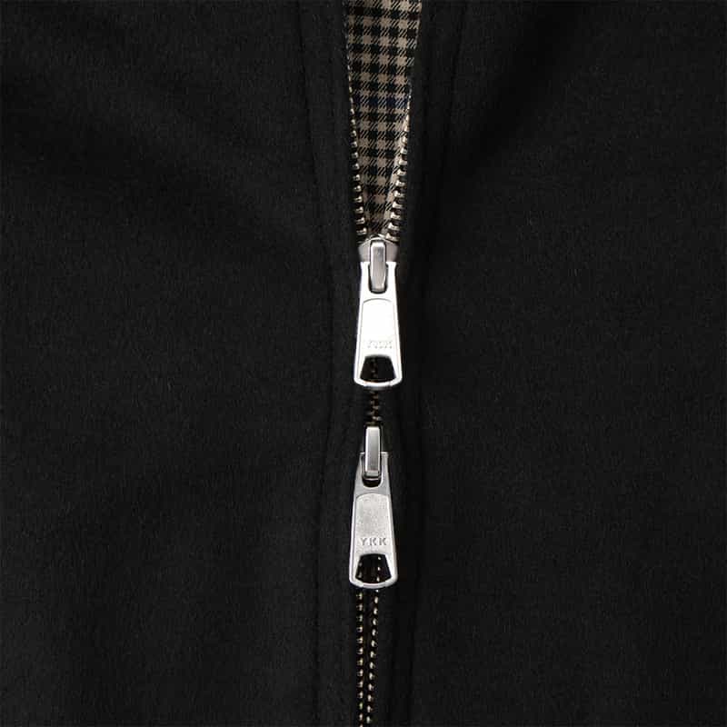 BARNEYS NEW YORK フランネル素材 G9型ブルゾン BLACK