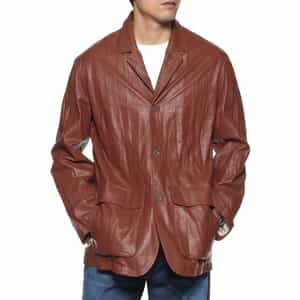 レザーカーコート