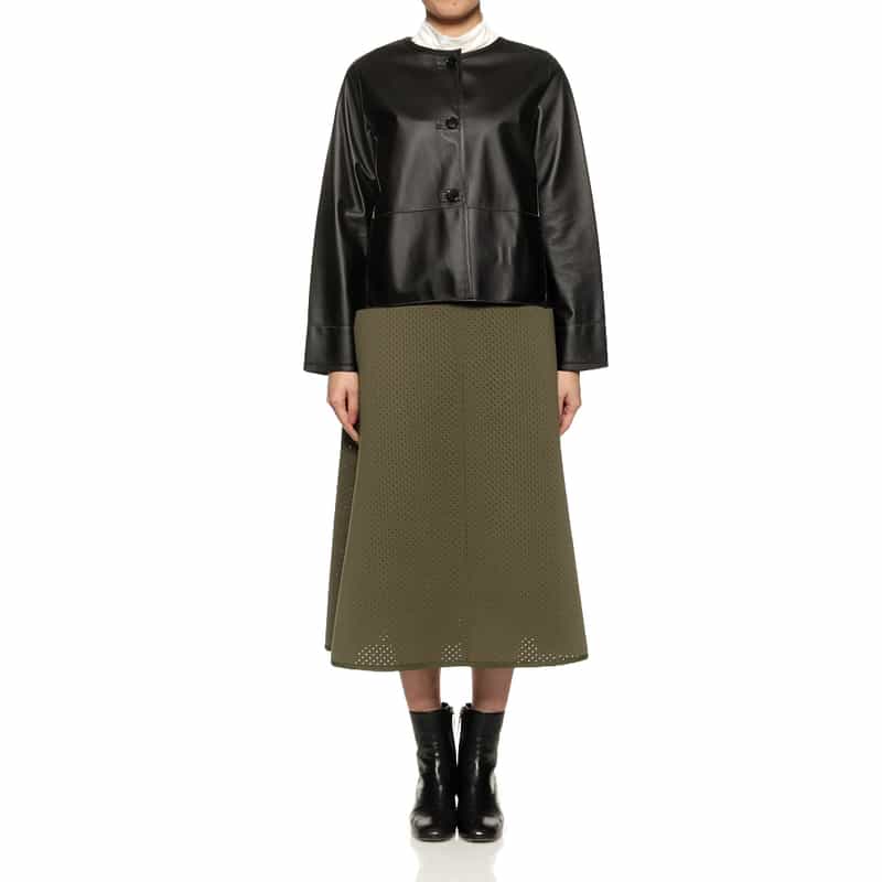 BARNEYS NEW YORK リバーシブル レザージャケット BLACK