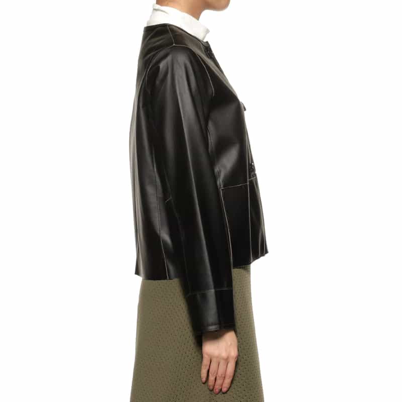 BARNEYS NEW YORK リバーシブル レザージャケット BLACK