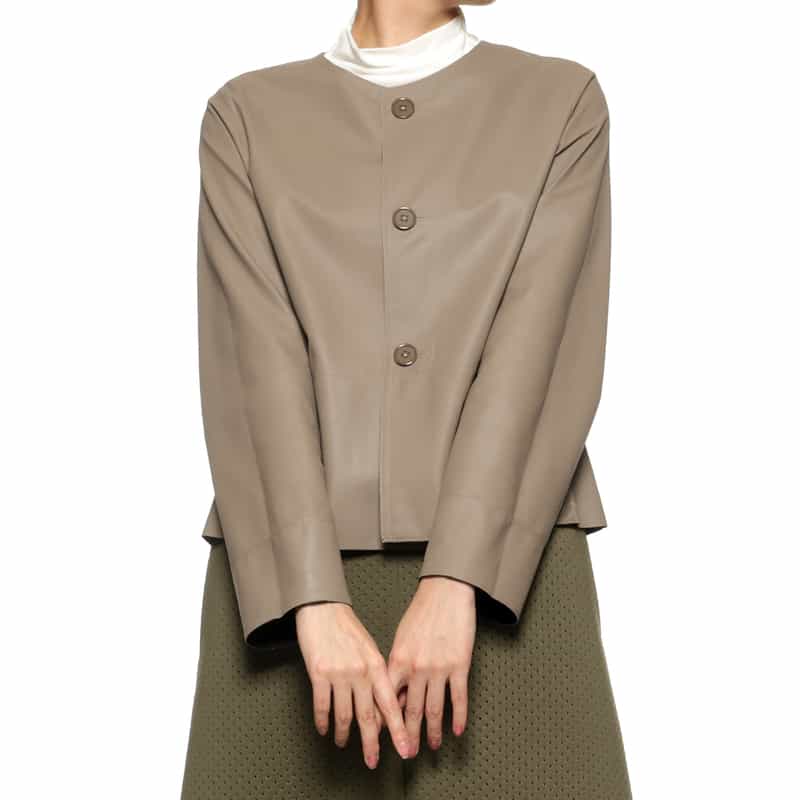 BARNEYS NEW YORK リバーシブル レザージャケット BLACK