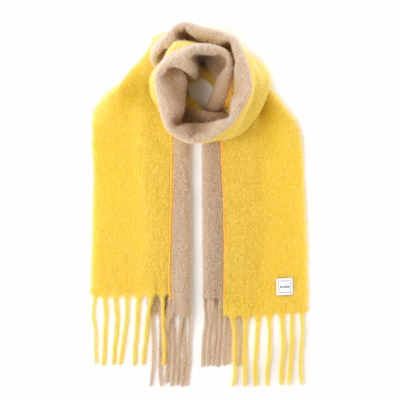 MYLAB MYLAB＜マイラブ＞ マフラー（35cm×220cm） YELLOW