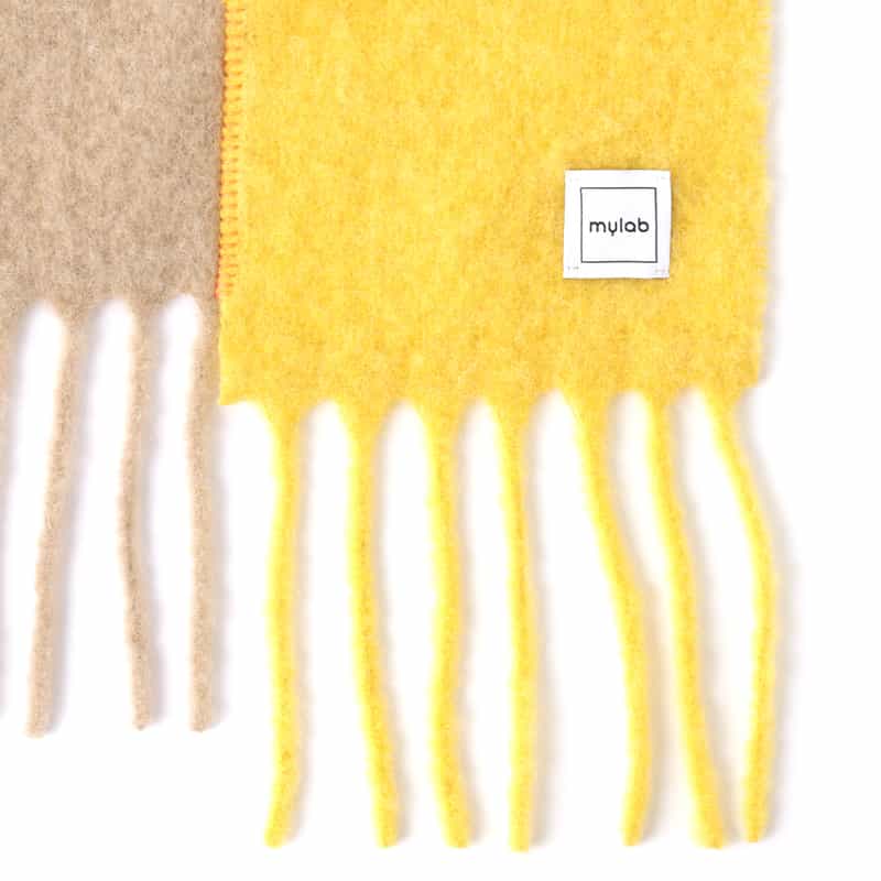 MYLAB MYLAB＜マイラブ＞ マフラー（35cm×220cm） YELLOW