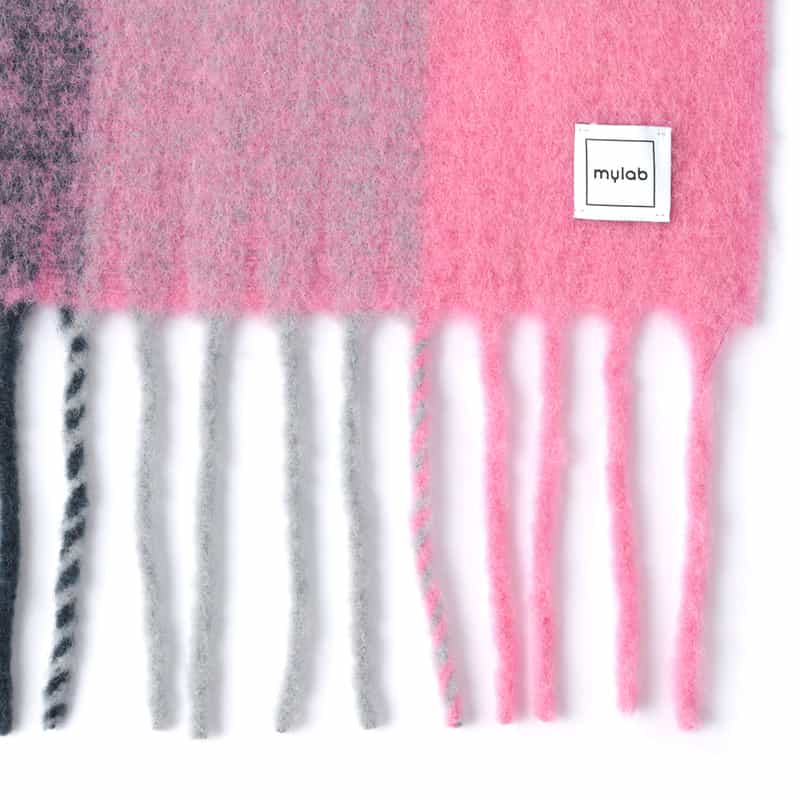 MYLAB MYLAB＜マイラブ＞ マフラー（35cm×220cm） PINK