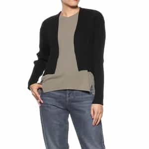 リブニット ボレロカーディガン