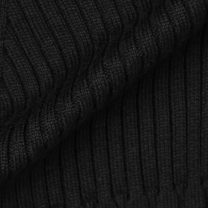 BARNEYS NEW YORK リブニット ボレロカーディガン BLACK