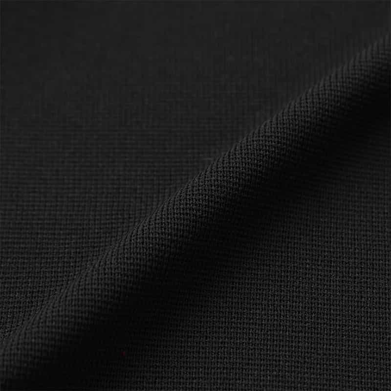 BARNEYS NEW YORK ウォッシャブル ジップアップ ボレロカーディガン BLACK