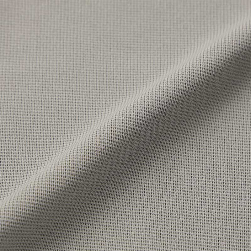 BARNEYS NEW YORK ウォッシャブル ジップアップ ボレロカーディガン LIGHT GRAY