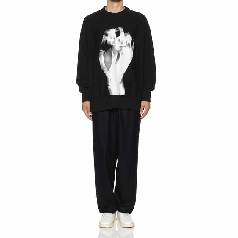 UNDERCOVER UNDERCOVER＜アンダーカバー＞ スウェットプルオーバー BLACK