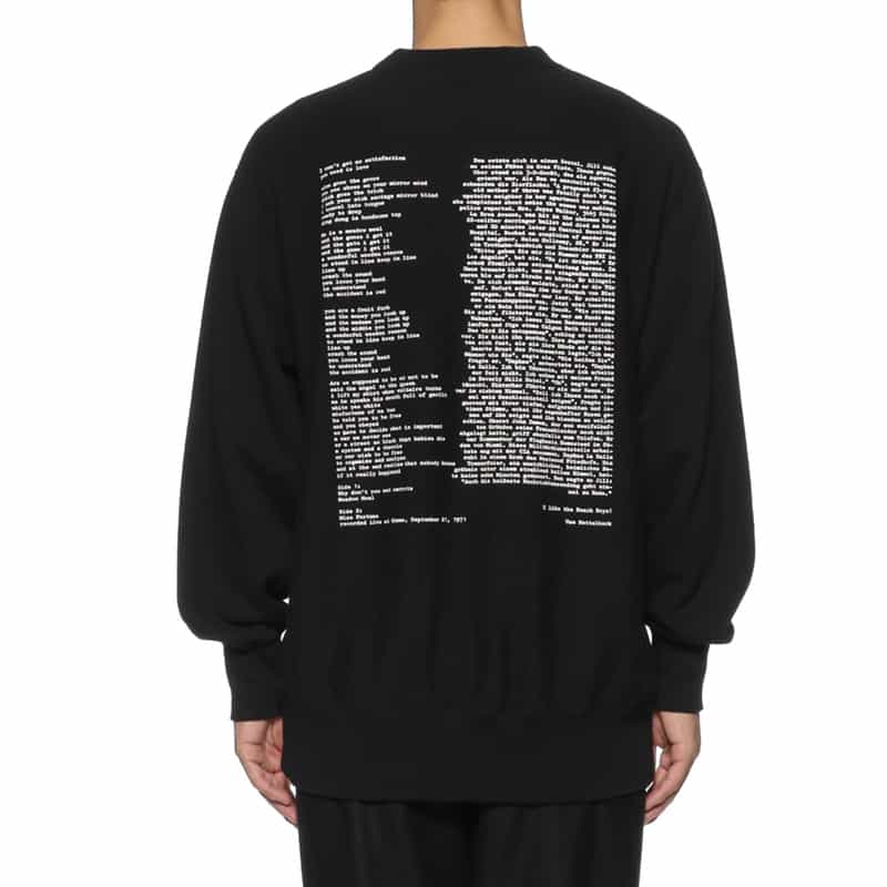 UNDERCOVER UNDERCOVER＜アンダーカバー＞ スウェットプルオーバー BLACK