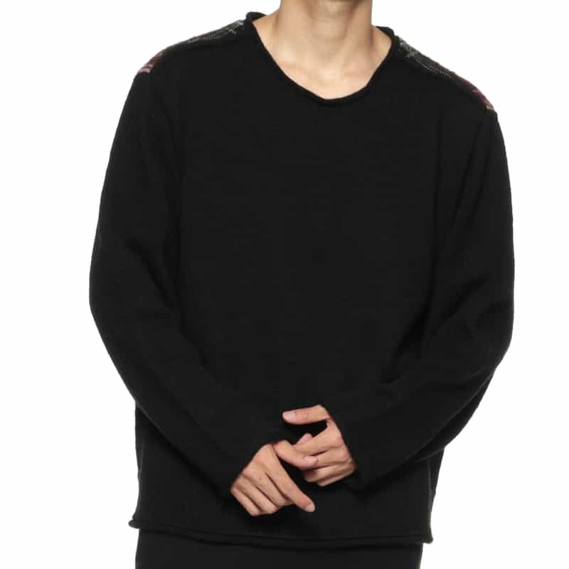 UNDERCOVER UNDERCOVER＜アンダーカバー＞ ニットプルオーバー BLACK