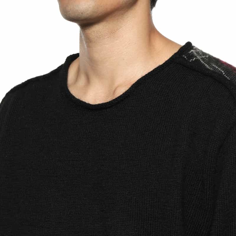 UNDERCOVER UNDERCOVER＜アンダーカバー＞ ニットプルオーバー BLACK