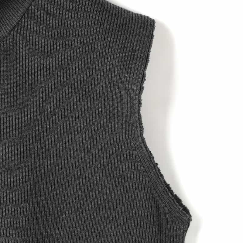 PIPPIOLINO PIPPIOLINO＜ピッピオリーノ＞ ドライバーズニットベスト DARK GRAY