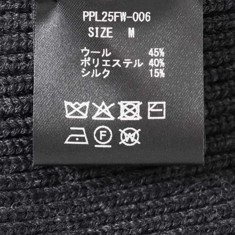 PIPPIOLINO PIPPIOLINO＜ピッピオリーノ＞ ドライバーズニットベスト DARK GRAY