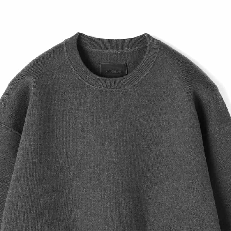 PIPPIOLINO PIPPIOLINO＜ピッピオリーノ＞ バーニーズ　ニューヨーク限定 ニットプルオーバー DARK GRAY