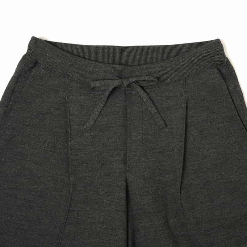 PIPPIOLINO PIPPIOLINO＜ピッピオリーノ＞ バーニーズ　ニューヨーク限定 セットアップタック入りワイドパンツ DARK GRAY