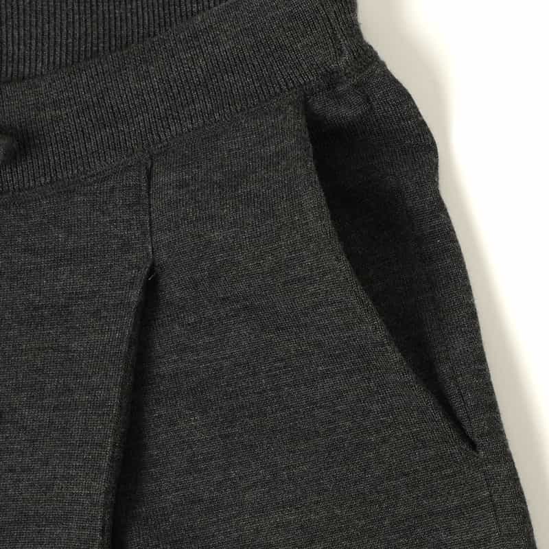 PIPPIOLINO PIPPIOLINO＜ピッピオリーノ＞ バーニーズ　ニューヨーク限定 セットアップタック入りワイドパンツ DARK GRAY