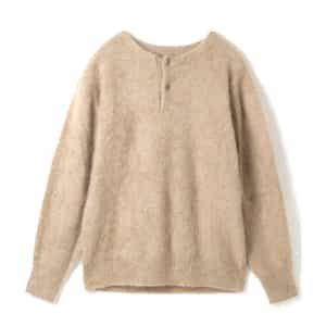 PIPPIOLINO<ピッピオリーノ> バーニーズ ニューヨーク限定 ヘンリーネックニットプルオーバー