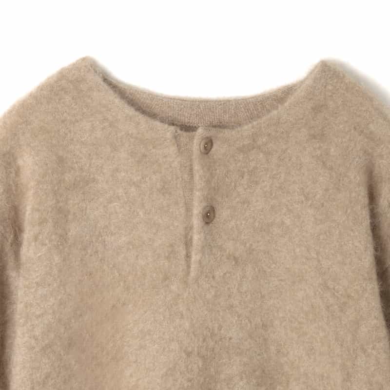 PIPPIOLINO PIPPIOLINO＜ピッピオリーノ＞ バーニーズ　ニューヨーク限定 ヘンリーネックニットプルオーバー BEIGE