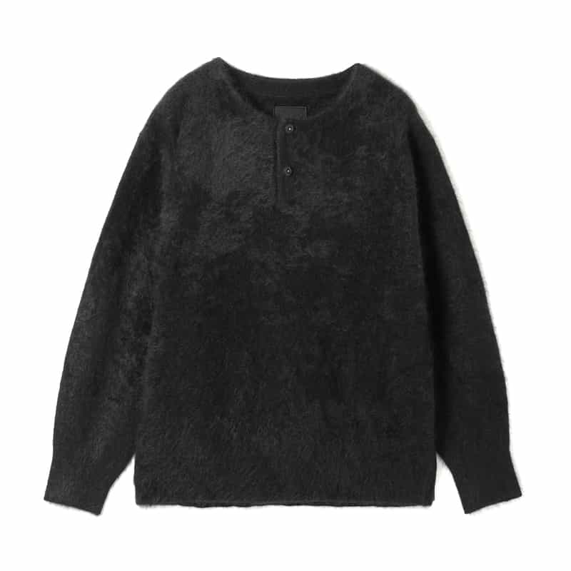 PIPPIOLINO PIPPIOLINO＜ピッピオリーノ＞ バーニーズ　ニューヨーク限定 ヘンリーネックニットプルオーバー BLACK