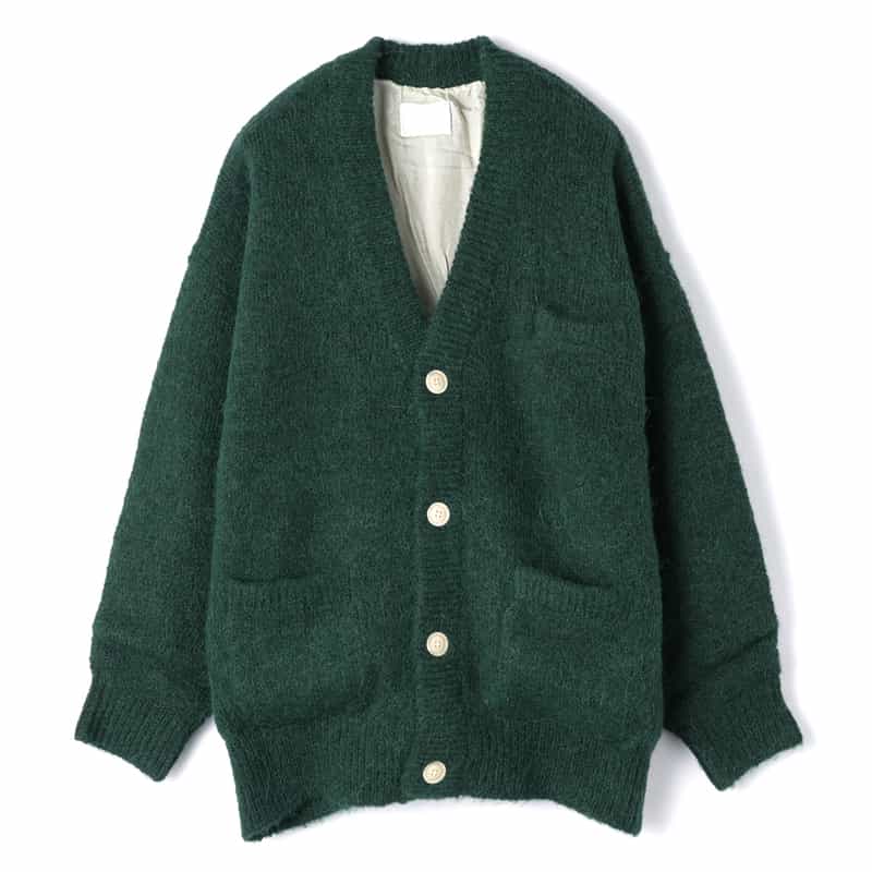 PIPPIOLINO PIPPIOLINO＜ピッピオリーノ＞ バーニーズ　ニューヨーク限定ニットカーディガン GREEN