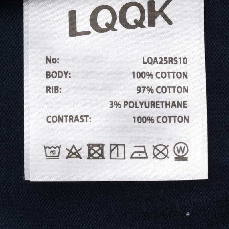 LQQK STUDIO LQQK STUDIO＜ルックスタジオ＞ スウェットポロシャツ MULTI COLOR