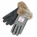 ラビットファー付グローブ