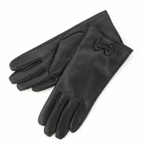 リボン付レザーグローブ