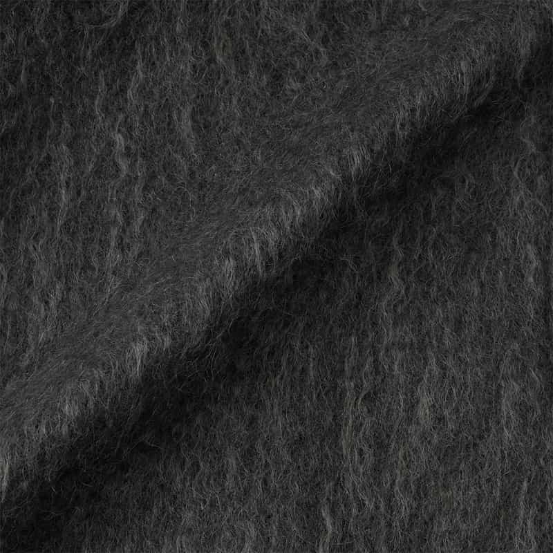 BARNEYS NEW YORK シャギー素材コクーンコート GRAY