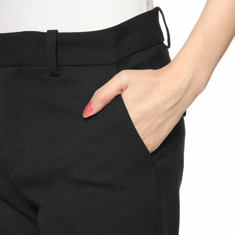 BARNEYS NEW YORK セットアップ カルゼ素材パンツ BLACK