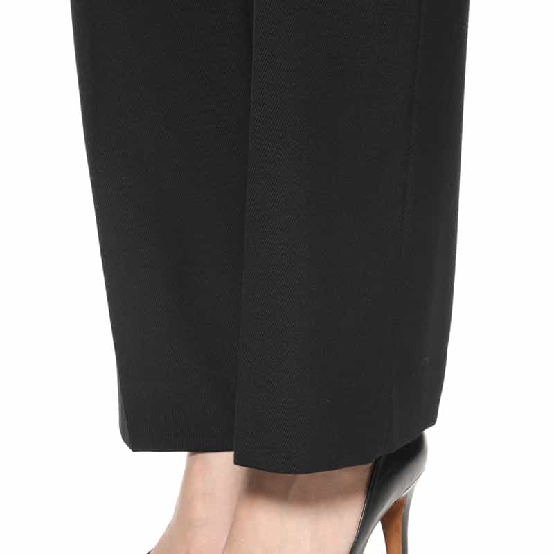 BARNEYS NEW YORK セットアップ カルゼ素材パンツ BLACK