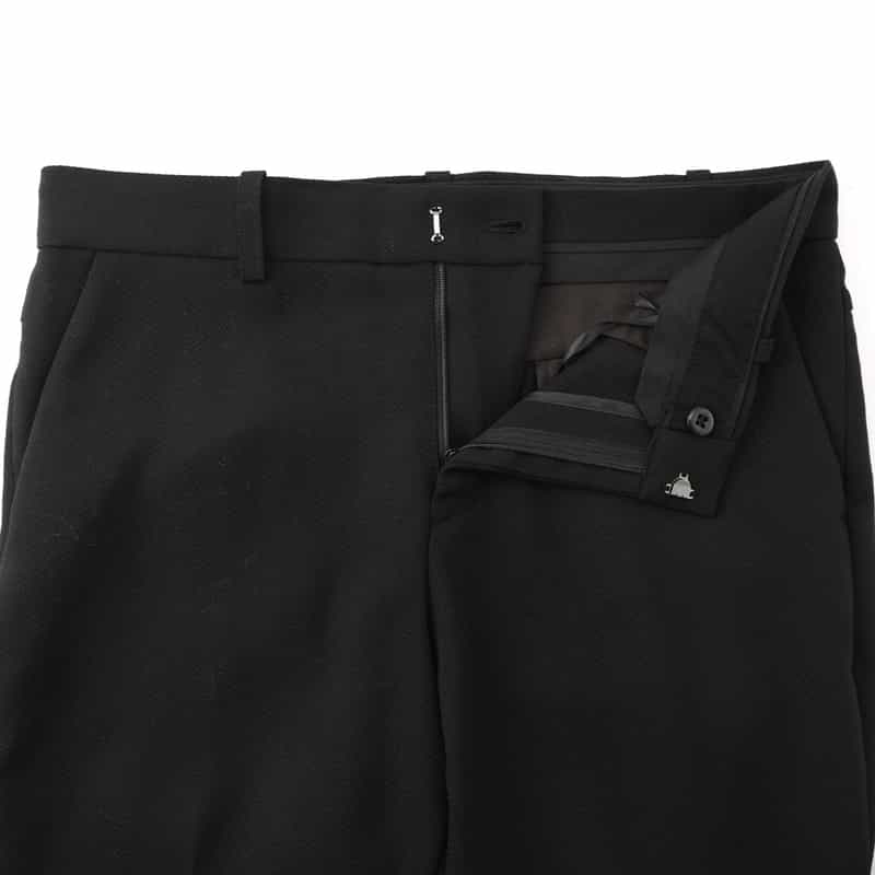 BARNEYS NEW YORK セットアップ カルゼ素材パンツ BLACK