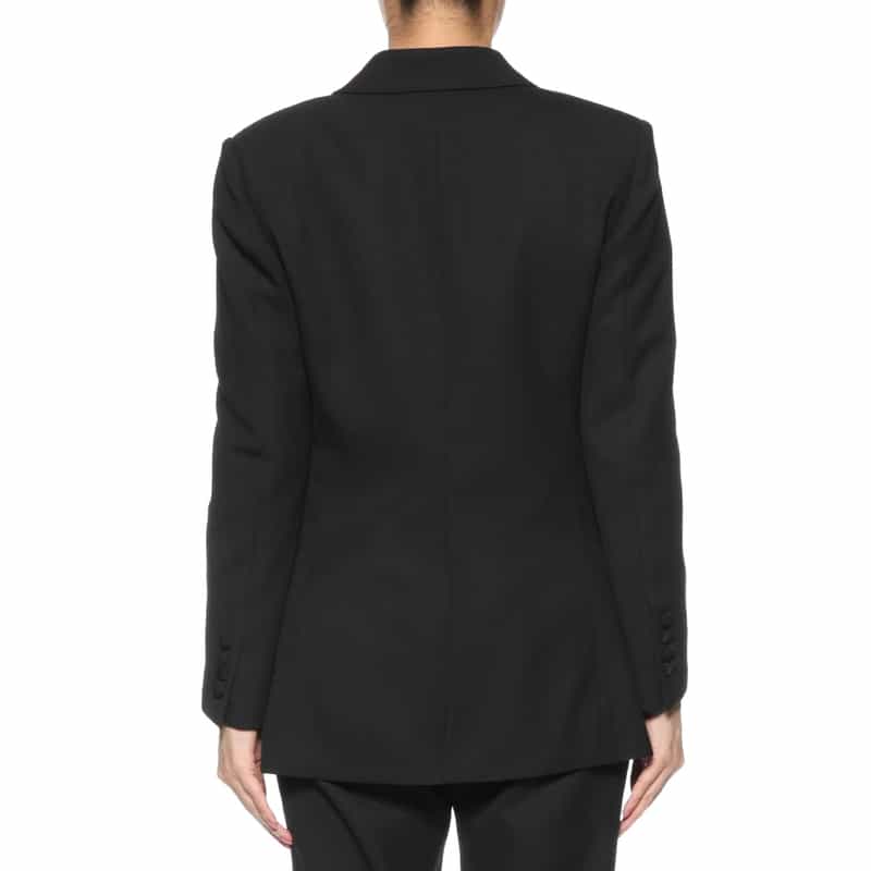 BARNEYS NEW YORK セットアップ カルゼ素材テーラードジャケット BLACK