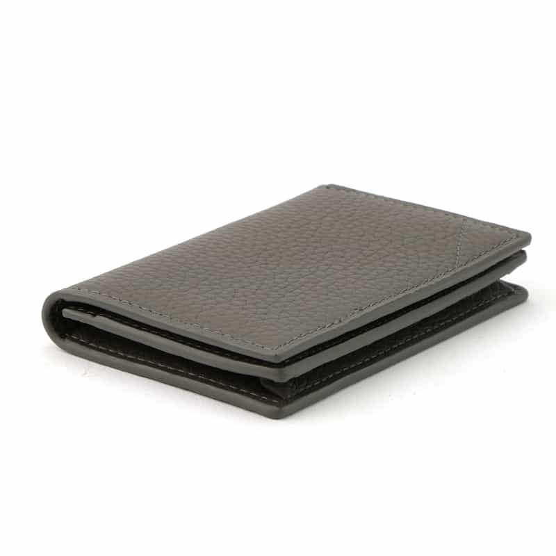 CAMILLE FOURNET CAMILLE FOURNET ＜カミーユ フォルネ＞コンビネーションレザーカードケース GRAY