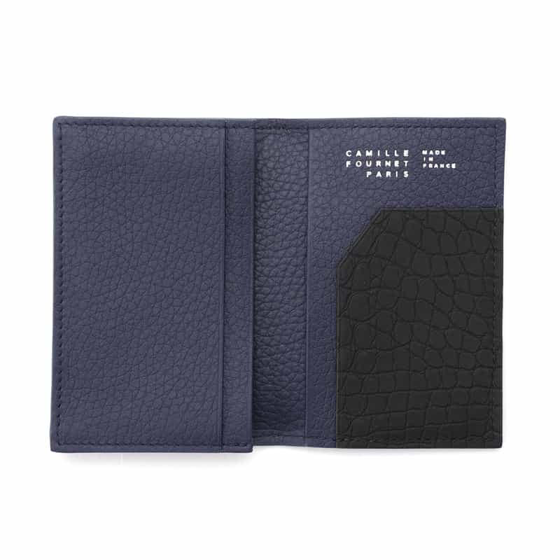CAMILLE FOURNET CAMILLE FOURNET＜カミーユ フォルネ＞ カードケース NAVY