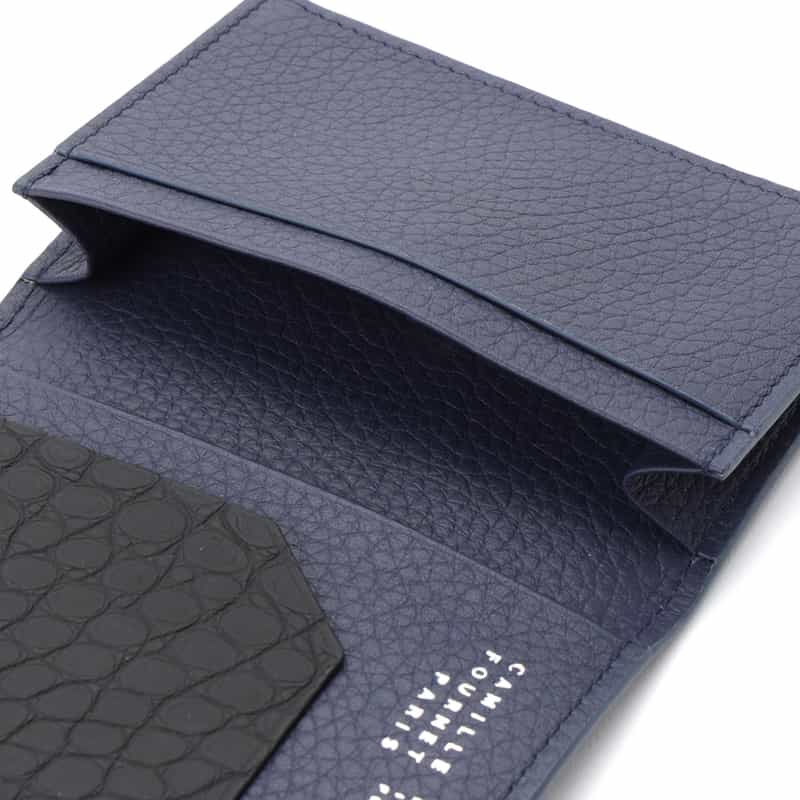 CAMILLE FOURNET CAMILLE FOURNET＜カミーユ フォルネ＞ カードケース NAVY
